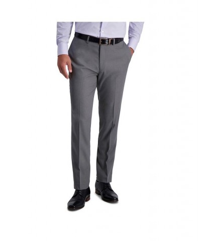 Stretch Heather Skinny Fit Flat Front Suit Separate Pant Gray $38.00 Pants