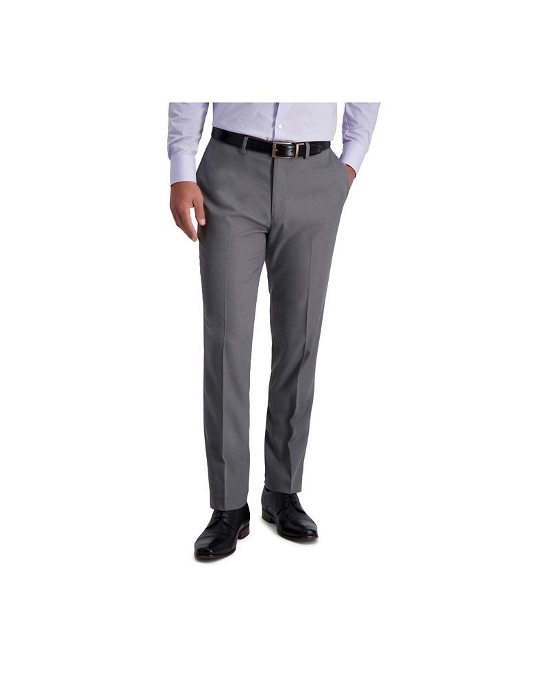 Stretch Heather Skinny Fit Flat Front Suit Separate Pant Gray $38.00 Pants