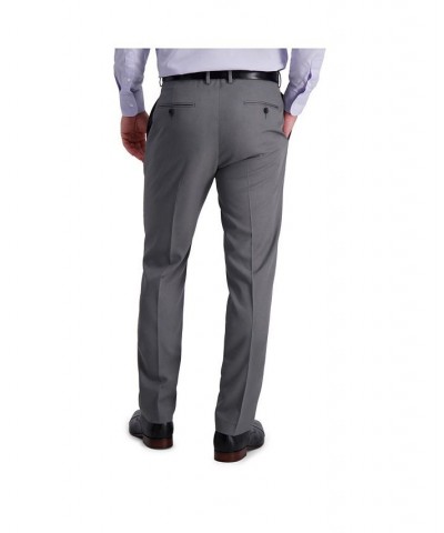 Stretch Heather Skinny Fit Flat Front Suit Separate Pant Gray $38.00 Pants