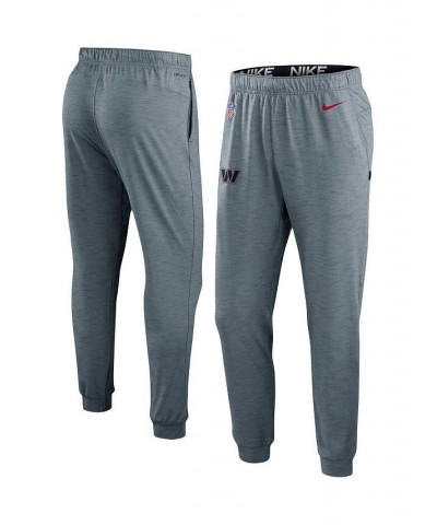 Men's Heather Gray Washington Commanders Sideline Pop Player Performance Lounge Pants $49.00 Pajama