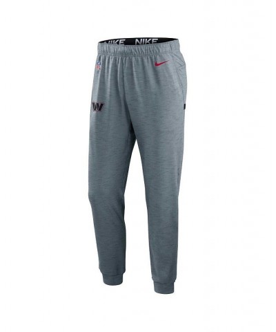 Men's Heather Gray Washington Commanders Sideline Pop Player Performance Lounge Pants $49.00 Pajama