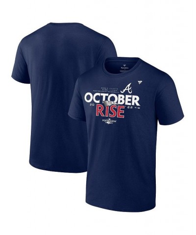 Men's Branded Navy Atlanta Braves 2022 Postseason Locker Room T-shirt $23.00 T-Shirts