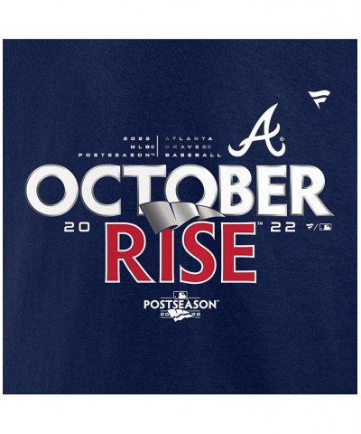 Men's Branded Navy Atlanta Braves 2022 Postseason Locker Room T-shirt $23.00 T-Shirts