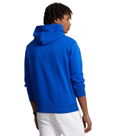 Men's Logo Cotton-Blend Hooded Sweatshirt Blue $56.88 Sweatshirt