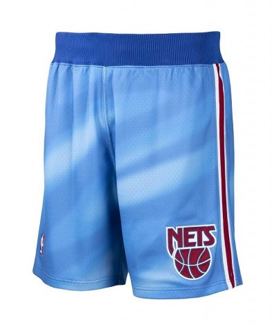 Men's Blue New Jersey Nets 1990/91 Hardwood Classics Authentic Shorts $77.50 Shorts