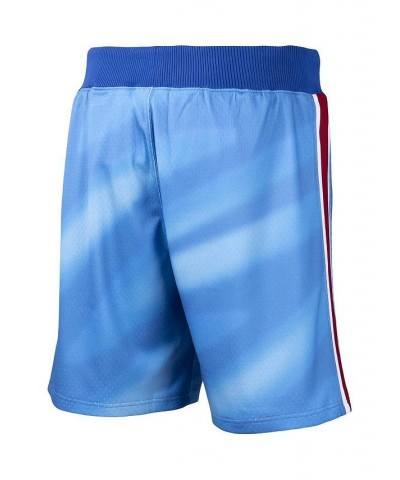 Men's Blue New Jersey Nets 1990/91 Hardwood Classics Authentic Shorts $77.50 Shorts