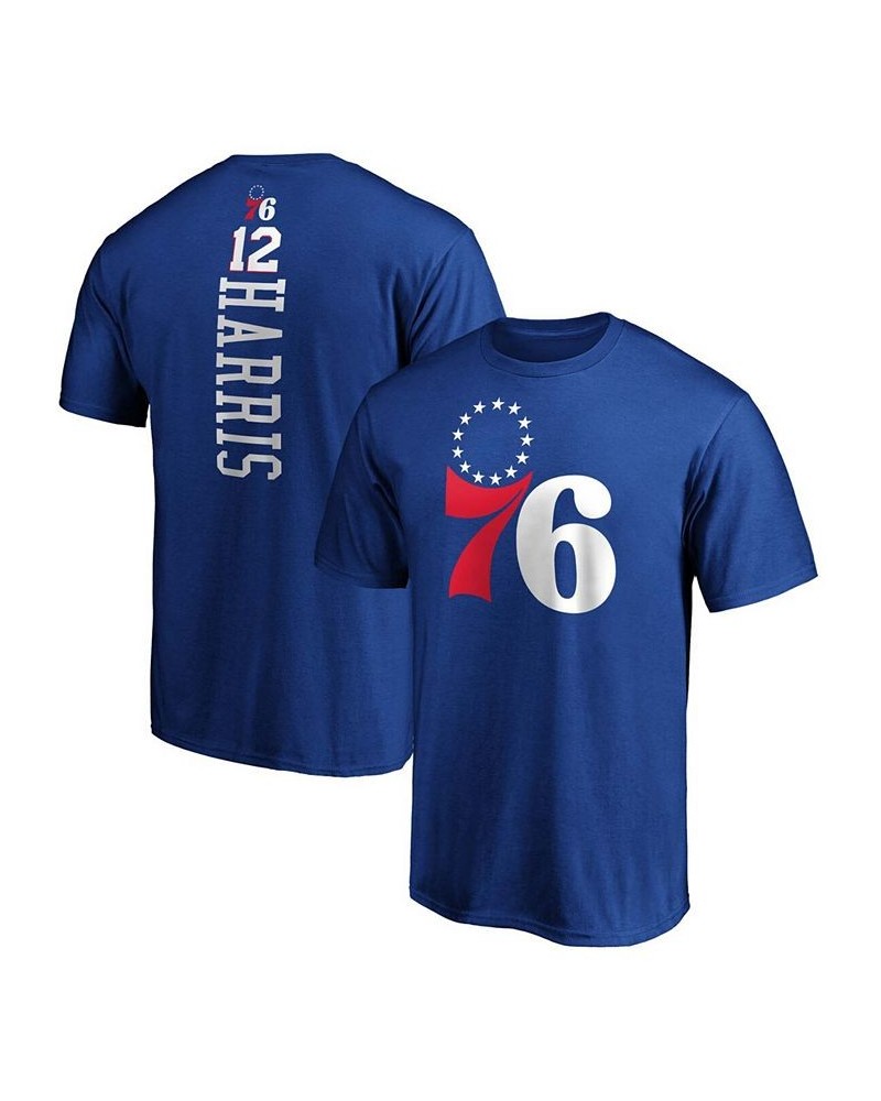 Men's Tobias Harris Royal Philadelphia 76ers Team Playmaker Name and Number T-shirt $15.30 T-Shirts