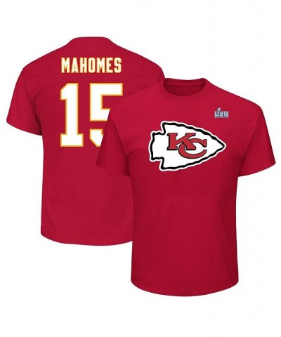 Men's Patrick Mahomes Red Kansas City Chiefs Super Bowl LVII Big and Tall Name and Number T-shirt $33.62 T-Shirts