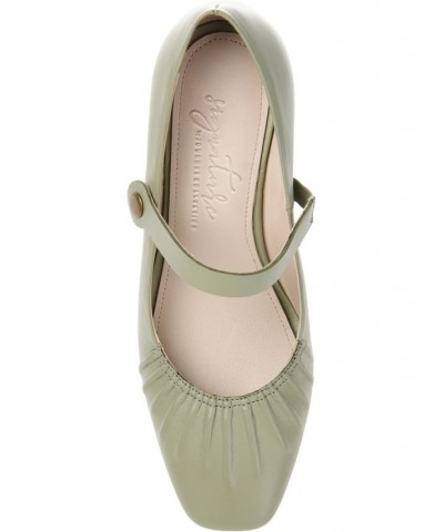 Women's Ellsy Low Heel Green $53.30 Shoes