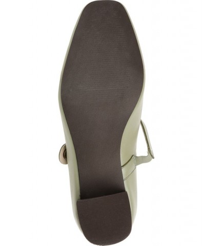 Women's Ellsy Low Heel Green $53.30 Shoes