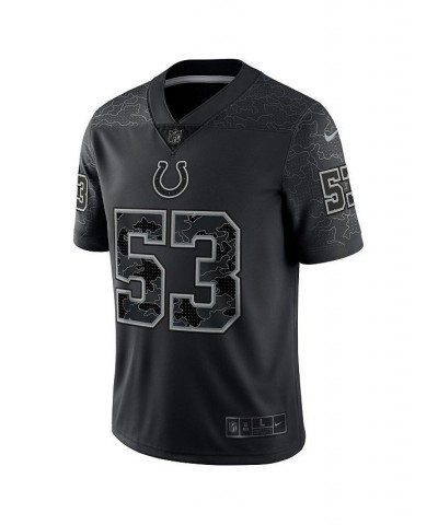 Men's Shaquille Leonard Black Indianapolis Colts RFLCTV Limited Jersey $91.65 Jersey