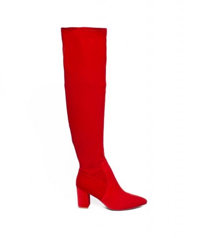 Women's Malia Extra Wide Calf Block Heels Over-The-Knee Boots - Extended sizes 10-14 PD04 $36.23 Shoes