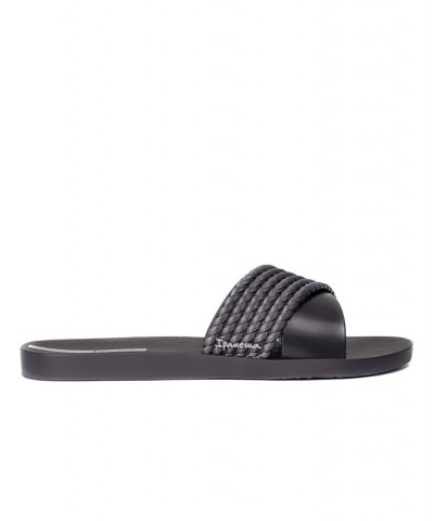 Women's Street II Water-resistant Slide Sandals Black $14.76 Shoes