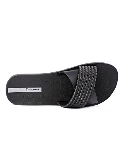 Women's Street II Water-resistant Slide Sandals Black $14.76 Shoes