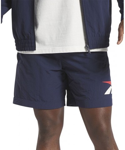 Men's Large Logo Woven Shorts Blue $30.25 Shorts