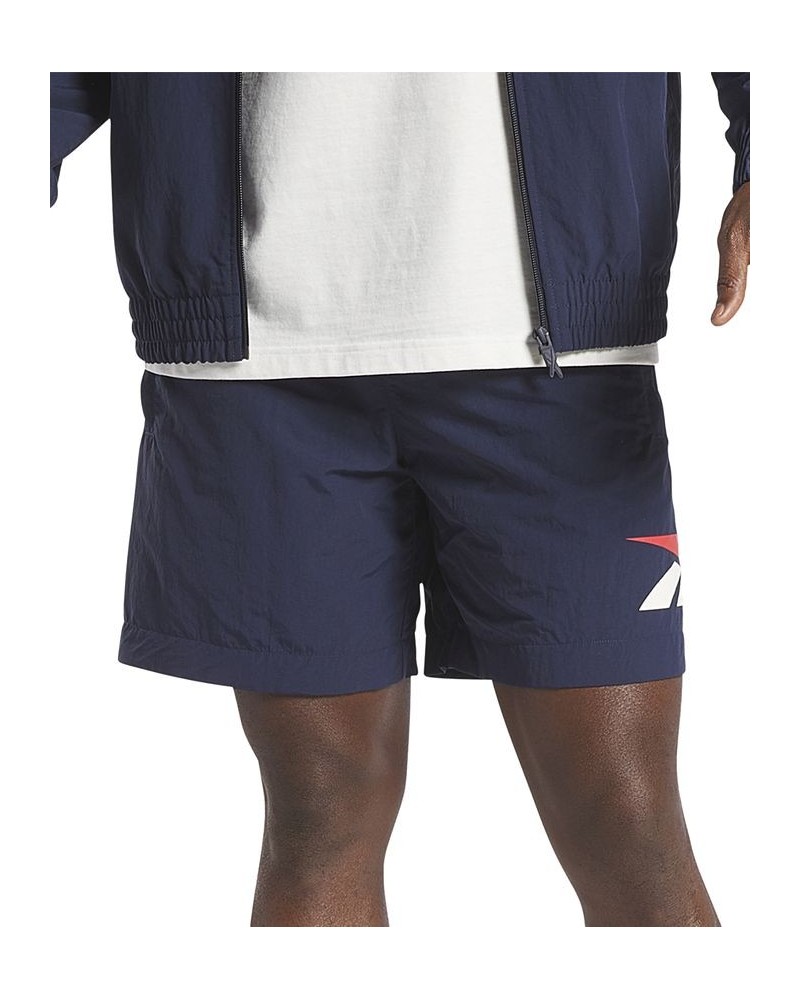 Men's Large Logo Woven Shorts Blue $30.25 Shorts