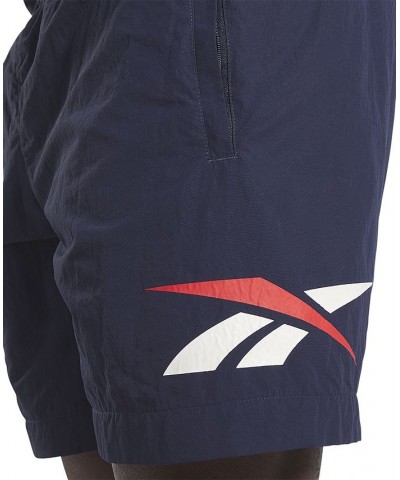 Men's Large Logo Woven Shorts Blue $30.25 Shorts