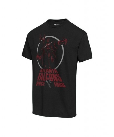 Men's Black Atlanta Falcons Disney Star Wars Empire Title Crawl T-shirt $16.92 T-Shirts