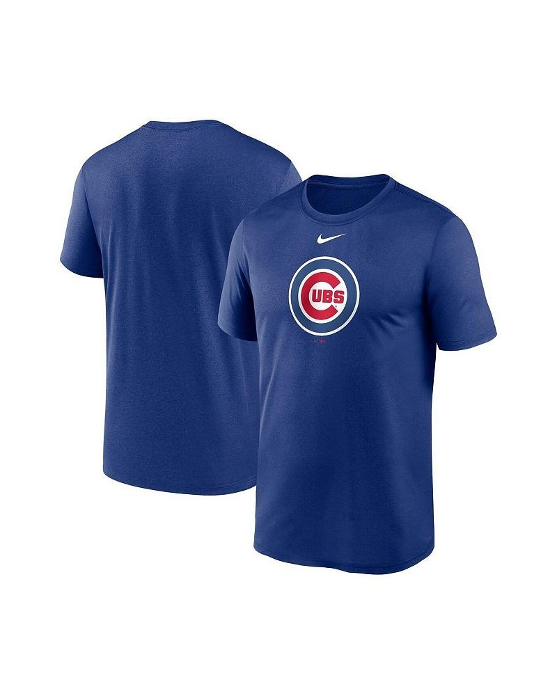 Men's Royal Chicago Cubs New Legend Logo T-shirt $21.50 T-Shirts