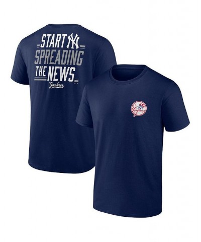 Men's Branded Navy New York Yankees Iconic Bring It T-shirt $22.25 T-Shirts