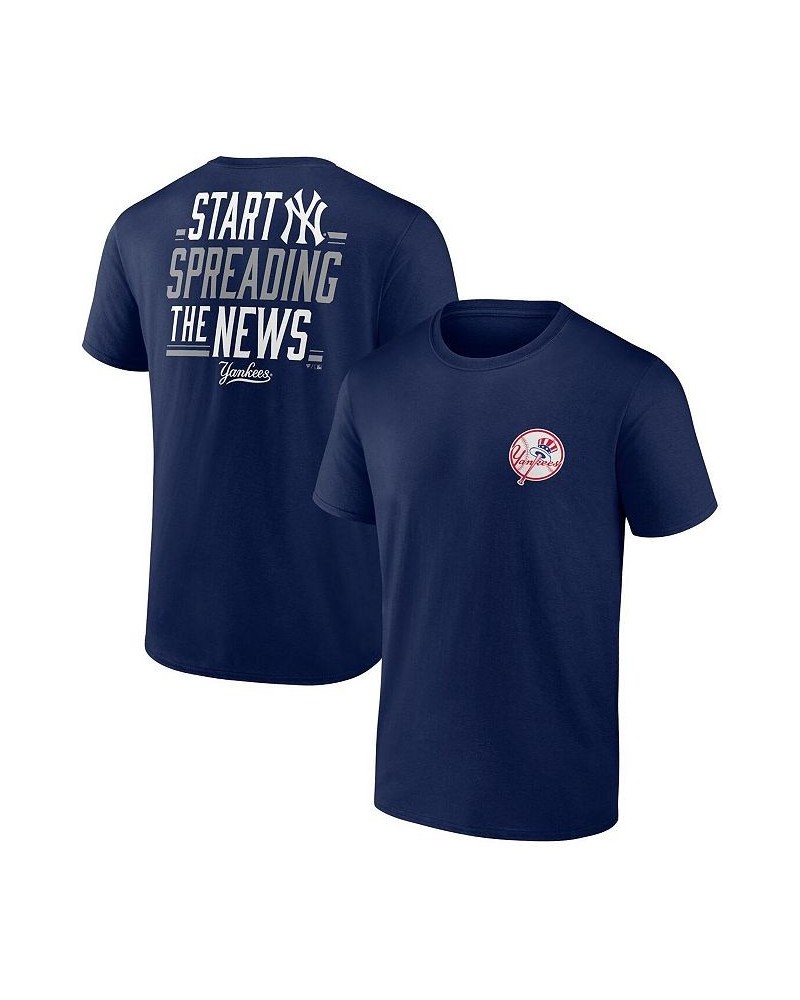 Men's Branded Navy New York Yankees Iconic Bring It T-shirt $22.25 T-Shirts