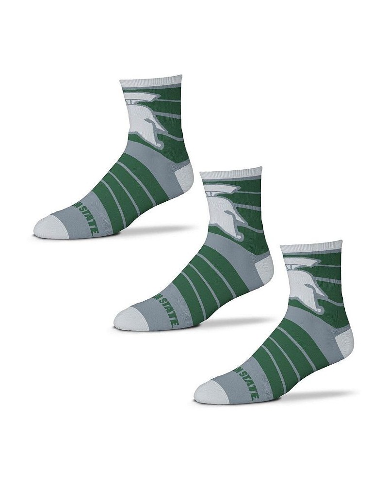 Men's Michigan State Spartans Three-Pack Quad Socks $20.39 Socks