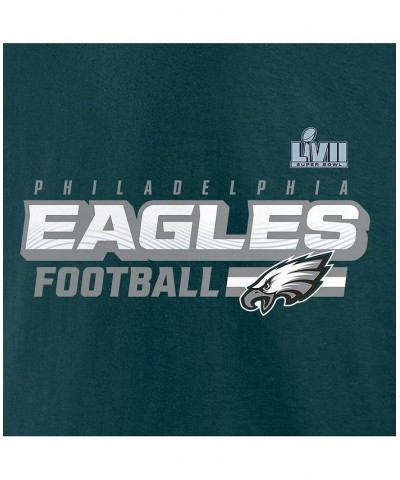 Men's Branded Midnight Green Philadelphia Eagles Super Bowl LVII Star Trail Long Sleeve T-shirt $23.51 T-Shirts