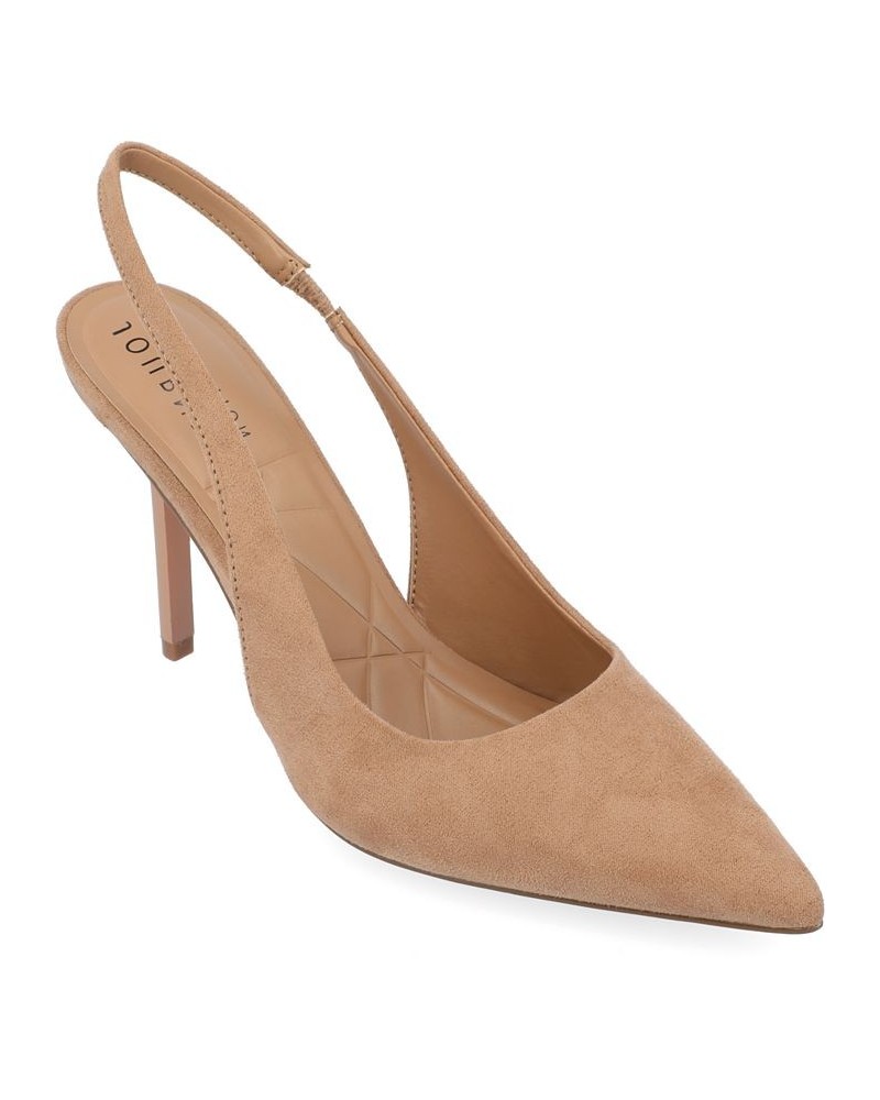 Women's Elenney Stilettos Tan $47.50 Shoes