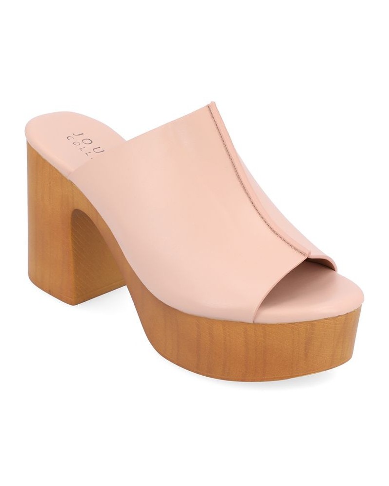 Women's Lorenza Platform Sandal Rose $43.00 Shoes