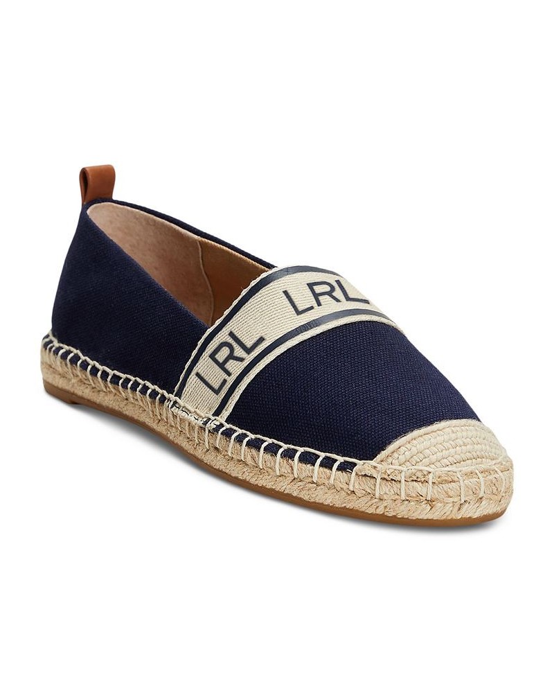 Women's Caylee III Espadrille Flats Blue $47.00 Shoes