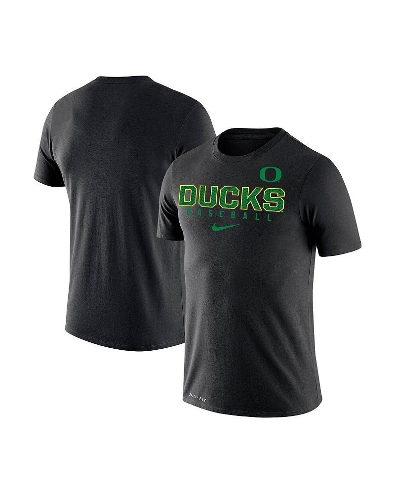 Men's Black Oregon Ducks Baseball Legend Performance T-shirt $29.99 T-Shirts