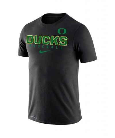 Men's Black Oregon Ducks Baseball Legend Performance T-shirt $29.99 T-Shirts