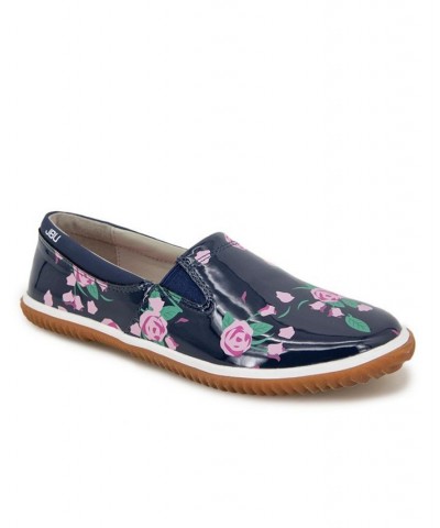 Women's Petra Garden Ready Waterproof Flats Blue $28.98 Shoes