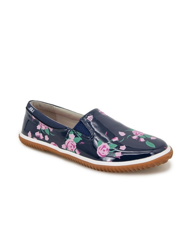 Women's Petra Garden Ready Waterproof Flats Blue $28.98 Shoes