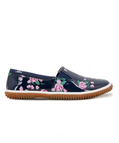 Women's Petra Garden Ready Waterproof Flats Blue $28.98 Shoes