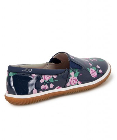 Women's Petra Garden Ready Waterproof Flats Blue $28.98 Shoes