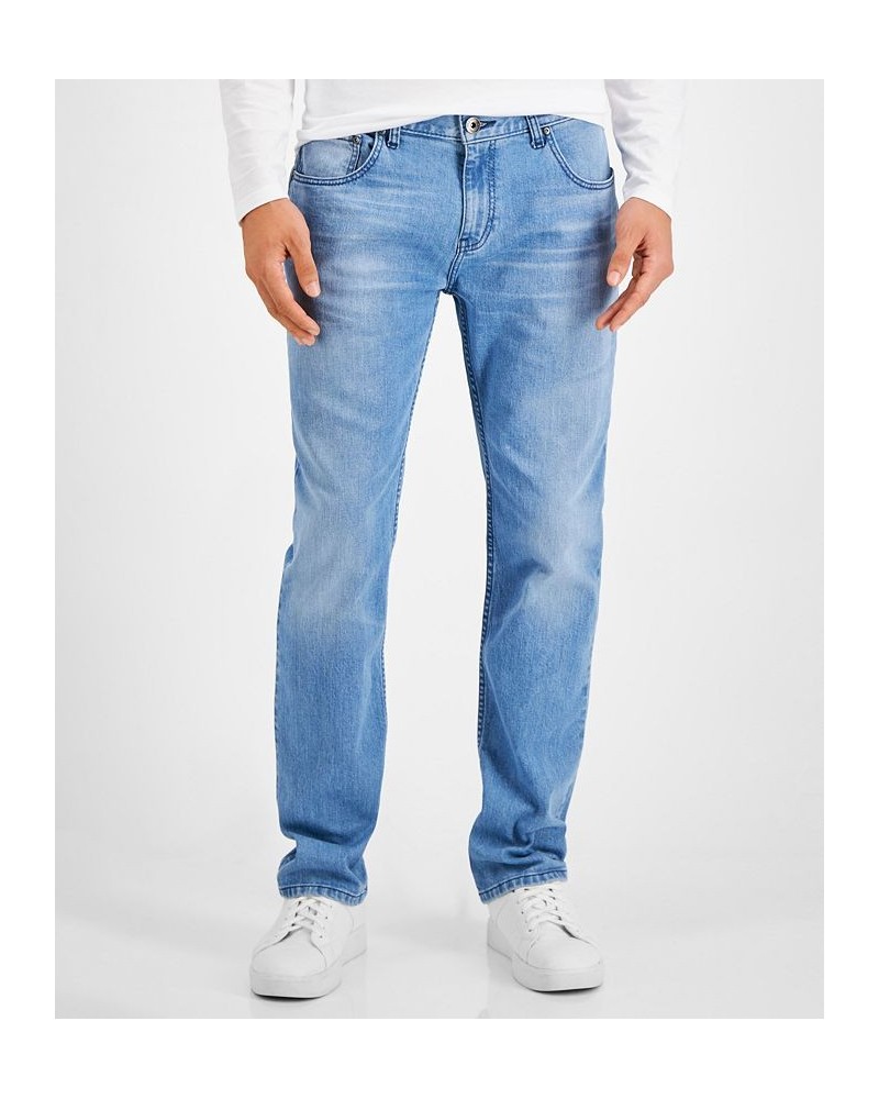 Men's Cal Slim Straight Fit Jeans Blue $23.19 Jeans