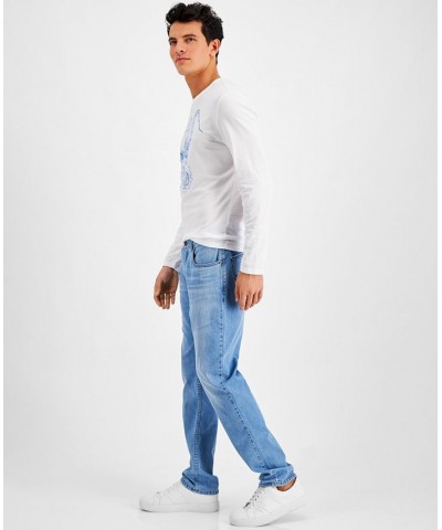 Men's Cal Slim Straight Fit Jeans Blue $23.19 Jeans