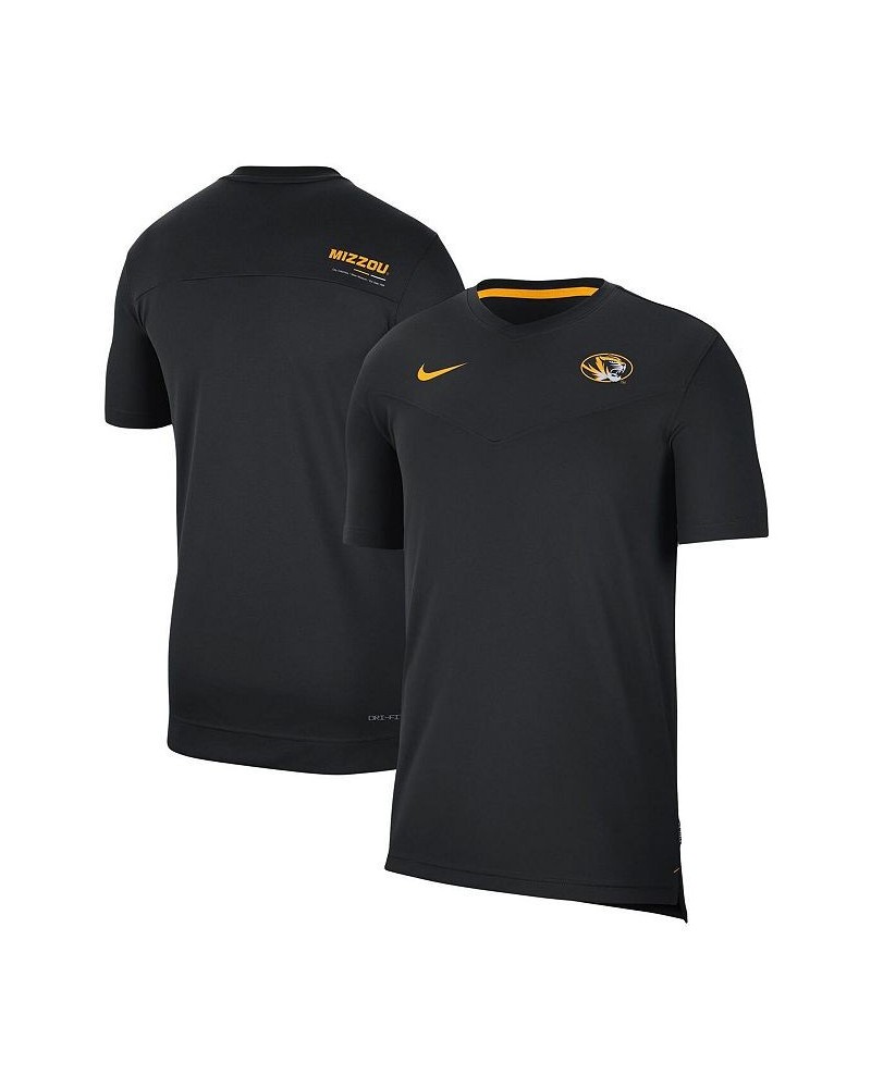 Men's Black Missouri Tigers Coach UV Performance T-shirt $25.80 T-Shirts