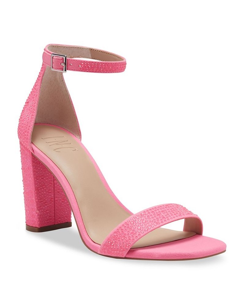 Women's Lexini Two-Piece Sandals Pink $42.79 Shoes