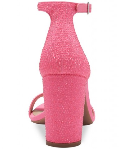 Women's Lexini Two-Piece Sandals Pink $42.79 Shoes