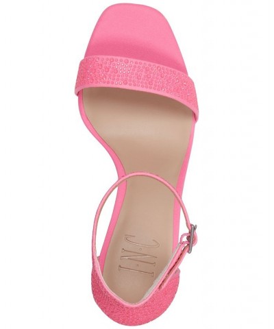 Women's Lexini Two-Piece Sandals Pink $42.79 Shoes