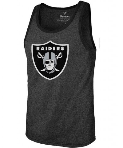 Men's Josh Jacobs Black Las Vegas Raiders Name Number Tri-Blend Tank Top $17.20 T-Shirts