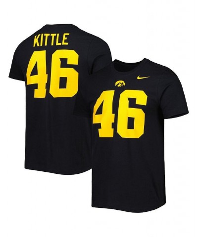 Men's George Kittle Black Iowa Hawkeyes Alumni Name and Number Team T-shirt $23.99 T-Shirts