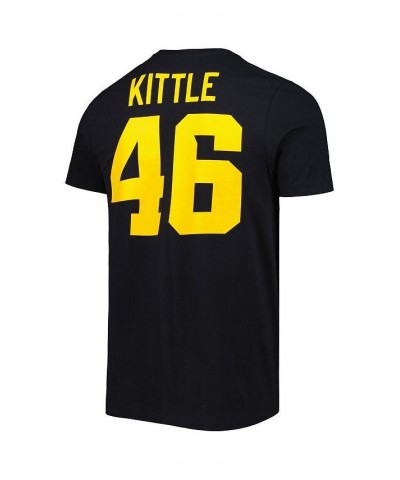 Men's George Kittle Black Iowa Hawkeyes Alumni Name and Number Team T-shirt $23.99 T-Shirts