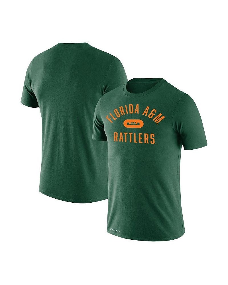 Men's x LeBron James Green Florida A&M Rattlers Collection Legend Performance T-shirt $19.19 T-Shirts