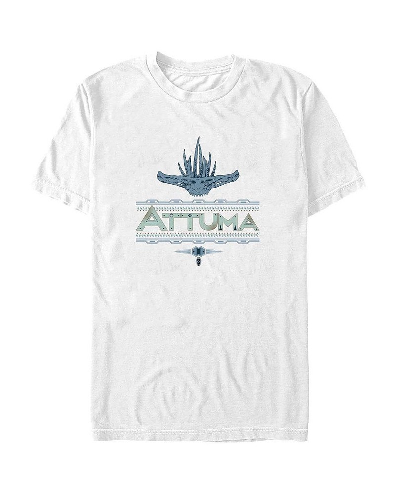 Men's Attuma Tribal Short Sleeve T-shirt White $14.35 T-Shirts