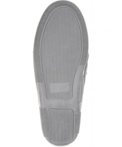 Men's Meander Moccasin Slippers Gray $46.06 Shoes