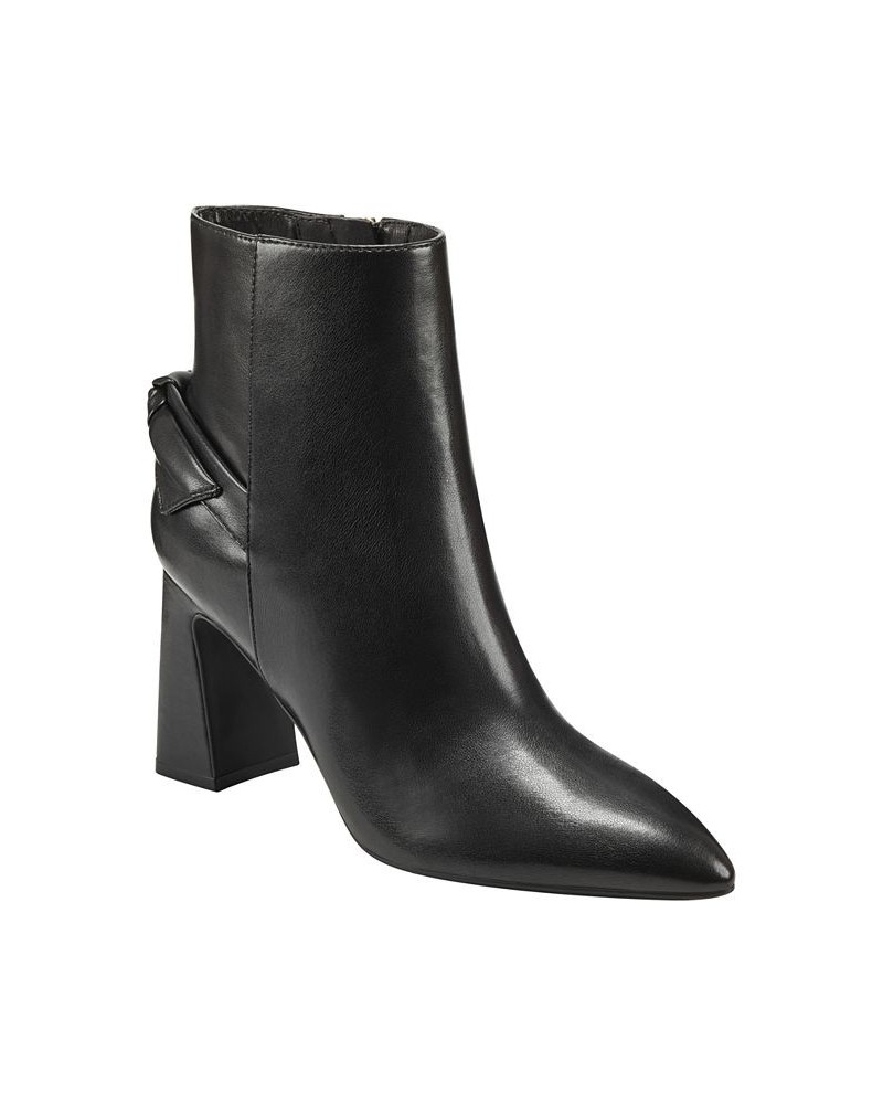 Women's Kendra Ankle Dress Booties Black $50.31 Shoes