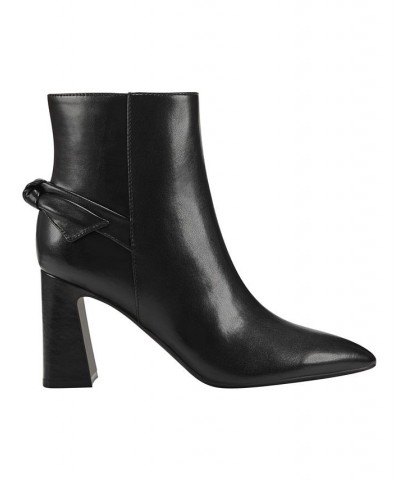 Women's Kendra Ankle Dress Booties Black $50.31 Shoes